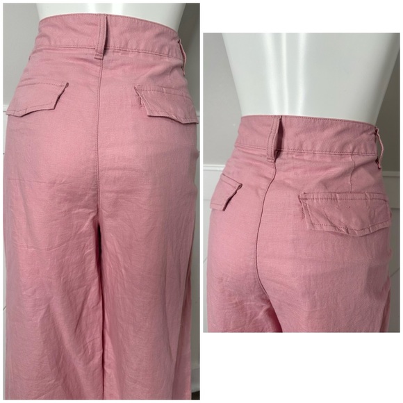 GAP LINEN PLEATED PANTS/ NWT / SIZE 8 - Picture 6 of 11